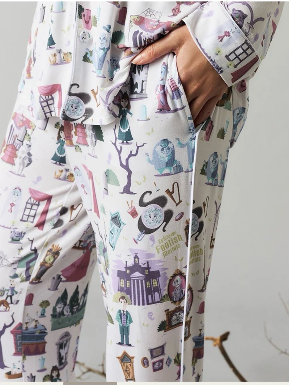 Posh Peanut Haunted Mansion PJ’s Size small - Picture 3 of 7